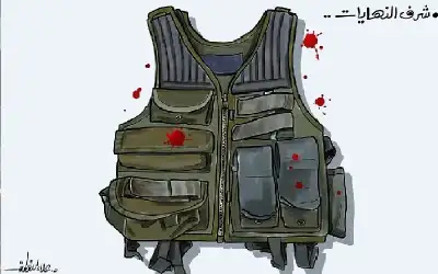 كاريكاتير ـ عن الصحافيون الشهداء في غزة