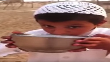 بالفيديو طفل سعودي: يخسى كورونا
