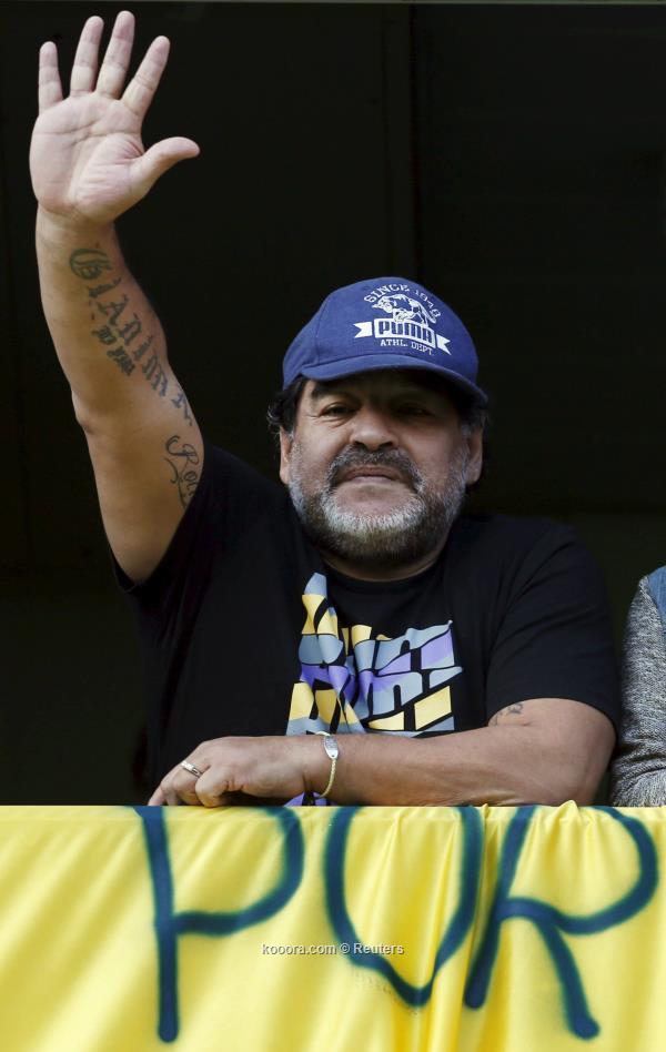 مارادونا يتقدم في مباراة استعراضية بالمغرب