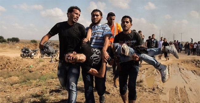 شهيد واصابات في تجدد المواجهات بغزة