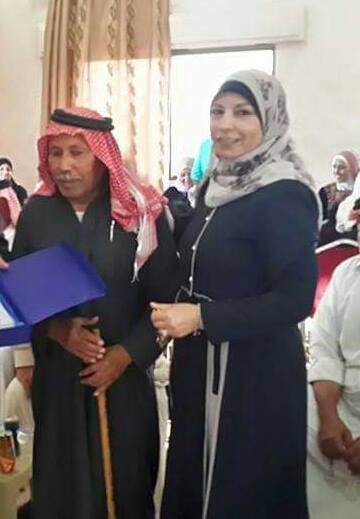 تهنئة لنجوى قبيلات وسليمان النوافعة