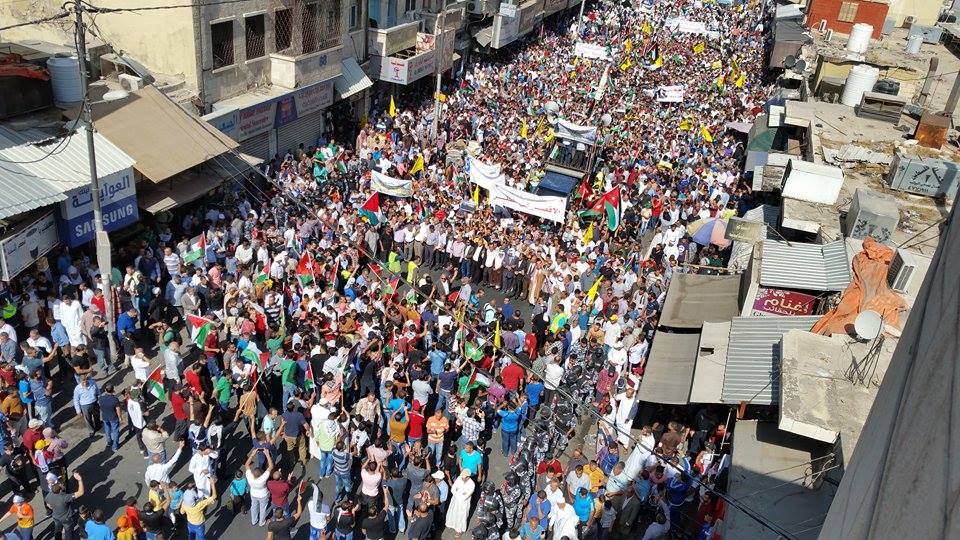 الاردنيون ينتصرون للانتفاضة الثالثة