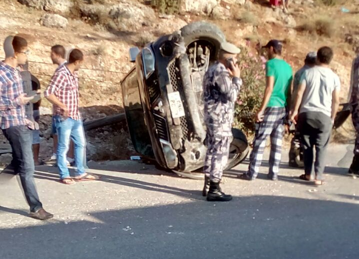 الزرقاء .. إصابة (9) أشخاص اثر