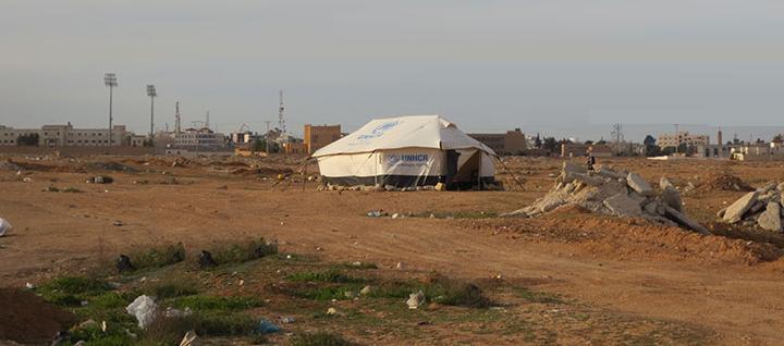 (الداخلية): لا حملات إزالة خيم اللاجئين