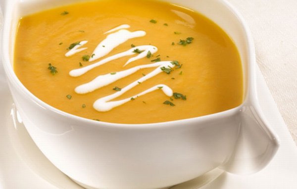 شوربة جزر بالكريمة