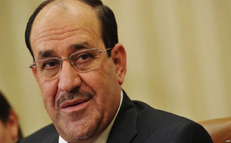 المالكي يهنئ الحشد الشعبي باستعادة مدينة