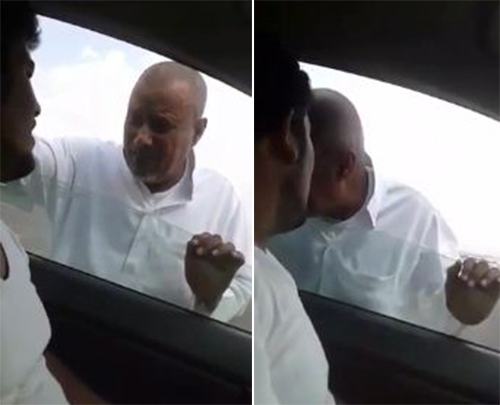 شاهد: ردة فعل مواطن عندما علم