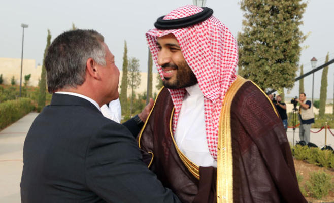 ولي ولي العهد السعودي يزور الأردن