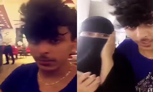 شاب يصور فتيات داخل مول تجاري