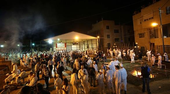 الفلسطينيون السامريون يحيون عيد الفصح اليهودي