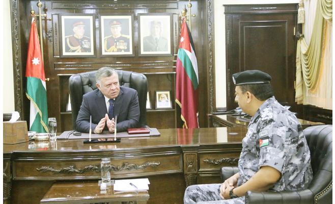 الملك يزور الدفاع المدني والدرك
