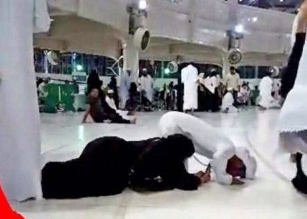 ماذا تفعل هذه المرأة بالقرب من