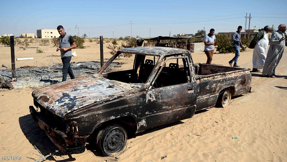 مقتل مجند مصري بانفجار في شمال
