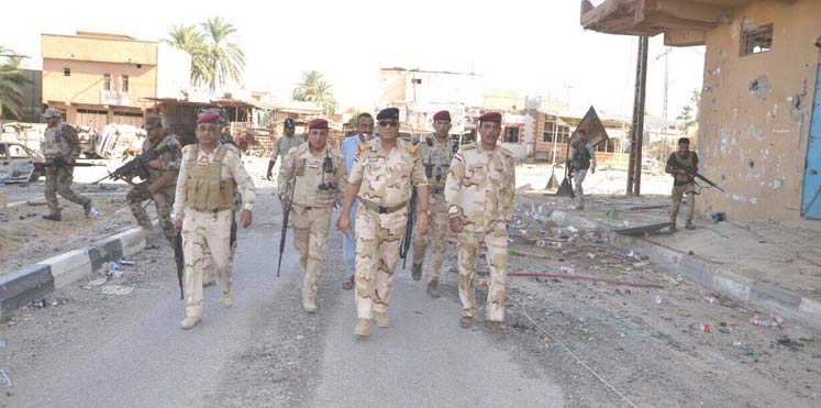 الجيش العراقي يحرر جزيرة هيت من