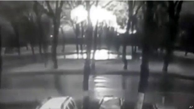 بالفيديو.. لحظة تحطم طائرة (فلاي دبي)