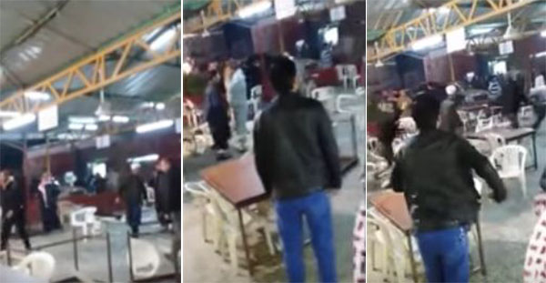 معتمرون أردنيون يضربون عمالة داخل مطعم