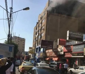 بالفيديو: كـوادر الدفـاع المدني تخمد حريقـا