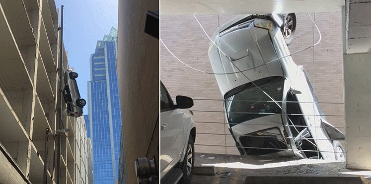 بالفيديو.. نجاة شاب من الموت بمعجزة
