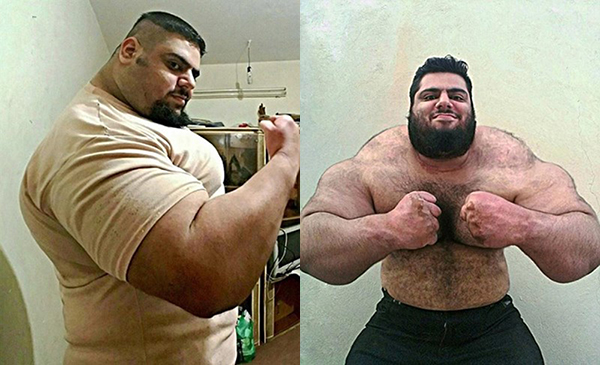 شاهد: هالك الإيراني يشعل إنستقرام بصور