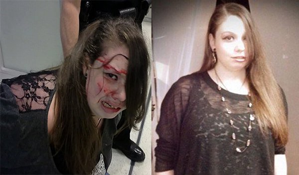 صور: فتاة (صماء) تجاوزت نقطة تفتيش