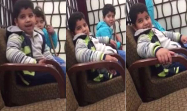 ماذا فعل أطفال شاهدوا سيدة سعودية