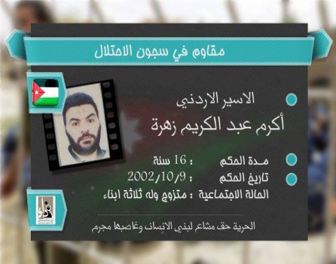 تجديد اعتقال أسير أردني لشهر بعد
