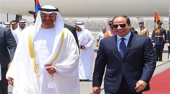 الرئيس المصري يستقبل محمد بن زايد