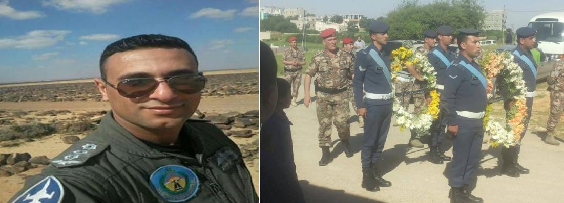 تشييع جثمان الطيار طيفور الى مثواه