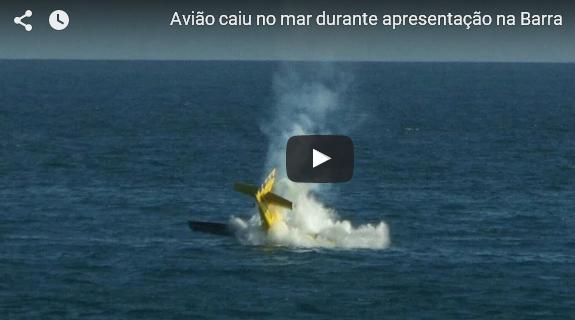 بالفيديو: لحظة سقوط طائرة برازيلية في