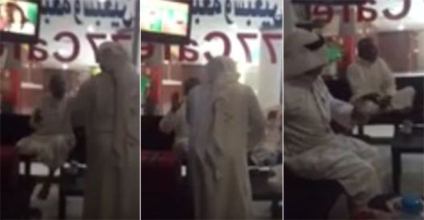 فيديو: مشاجرة بين رجلين في أحد