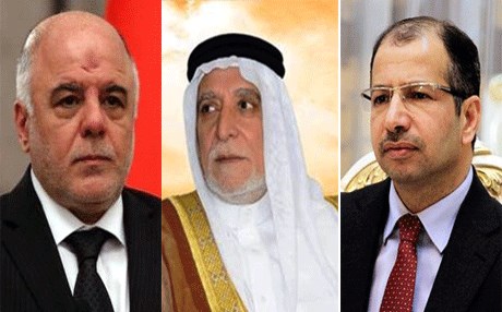 العبادي والجبوري والهميم يصلون الى غرفة