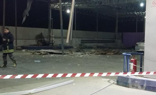 إصابة عاملين بانفجار الطبقة الخرسانية بمحطة