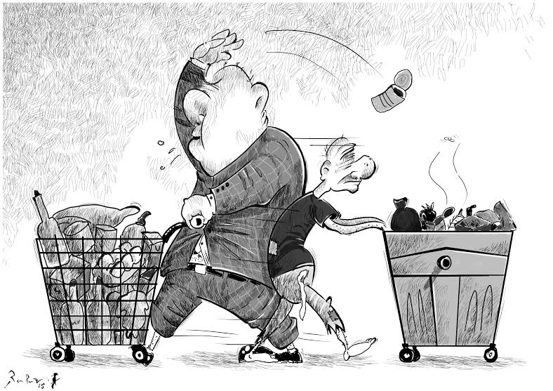 سلال الطعام .. كاريكاتير رأفتالخطيب