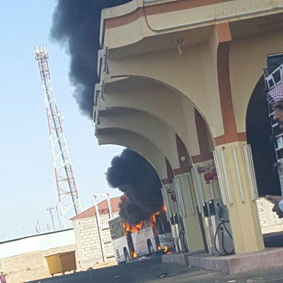 صور: العناية الإلهية تنقذ محطة وقود