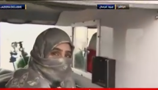 الافراج عن زوجة البغدادي السابقة (فيديو)