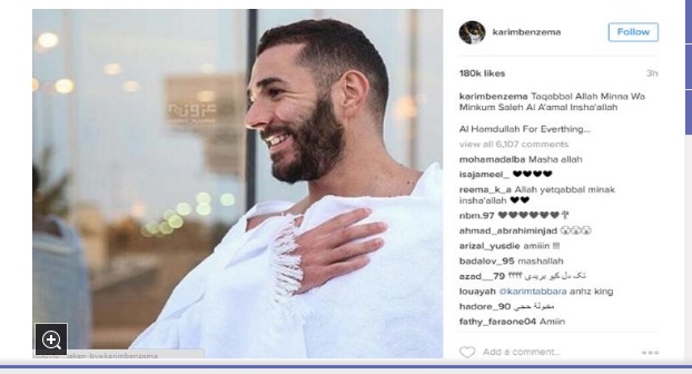 نجوم عالميون وعرب يؤدون مناسك العمرة