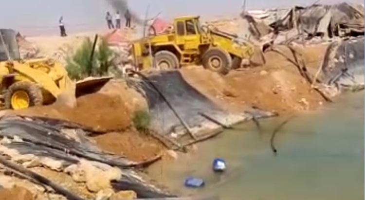 إزالة اعتداءات ضخمة على المياه في