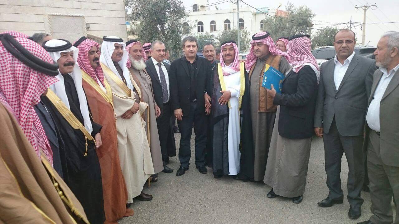 القطامين.. يقود جاهة عشائرية كبرى