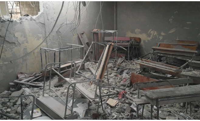 مقتل 22 طفلا بغارة استهدفت مدرسة
