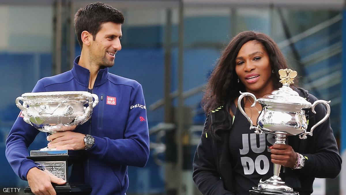 تصنيف التنس.. الصدارة محجوزة لجوكو وسيرينا