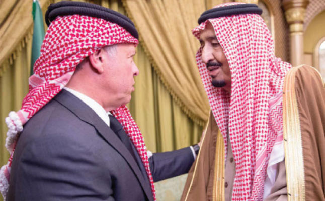 الملك يؤكد دعم الأردن ووقوفه الكامل