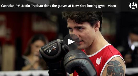 بالفيديو: رئيس الوزراء الكندي من حلبة