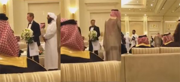 فيديو: أوروبي حضر زواج سعودي في