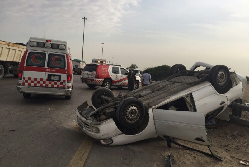 وفاة و6 إصابات في حادث سير