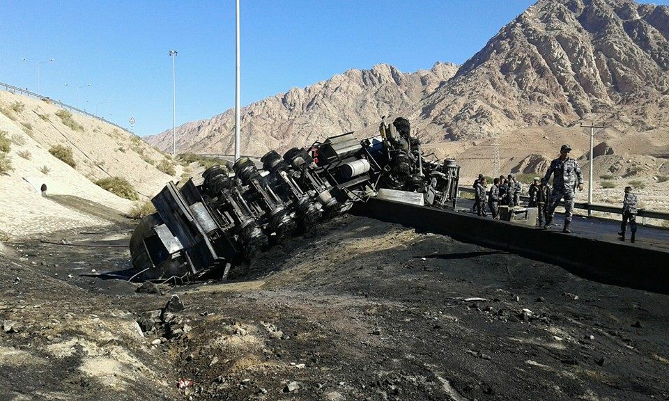 وفاة بتدهور صهريج نفط في معان