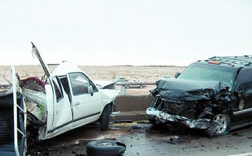 وفاة طفلة وإصابة (3) آخرين بحادث