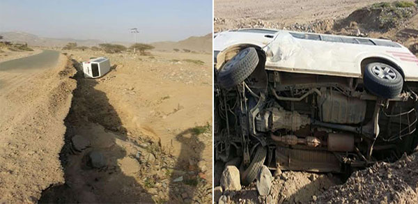 فيديو: مواطن يوثق سقوط مركبة في