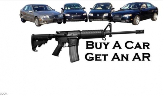 اشتر سيارة واربح سلاحا