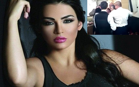 فيديو: فنانة لبنانية تعتدي على صديقها