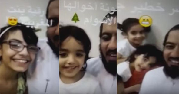 فيديو: مواطن يفاخر بإنجابه 5 بنات